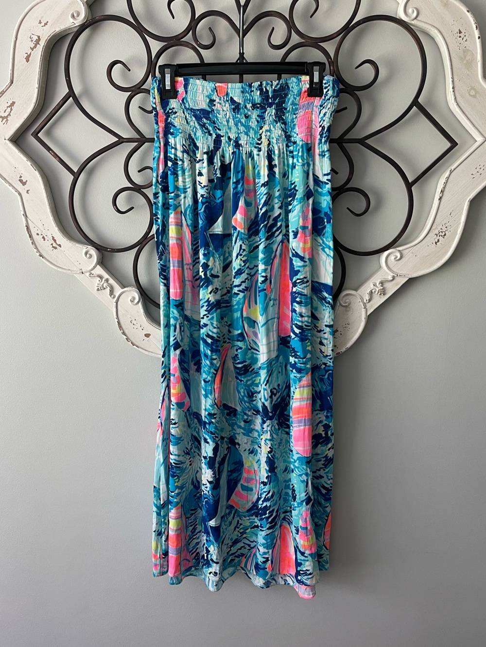 Lilly Pulitzer Bodhi Maxi Skirt - “Hey Bay Bay” Sailboat Print